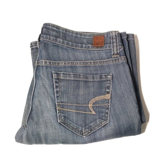American Eagle Outfitters Denim - American Eagle Live Your Life Favorite Boyfriend Blue Jeans Bootcut Sz 8 (30x32)